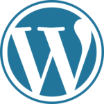 WordPress blue logo