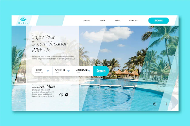 travel website