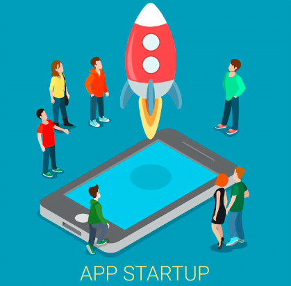 app startup launching process