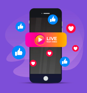 live streaming app on mobile