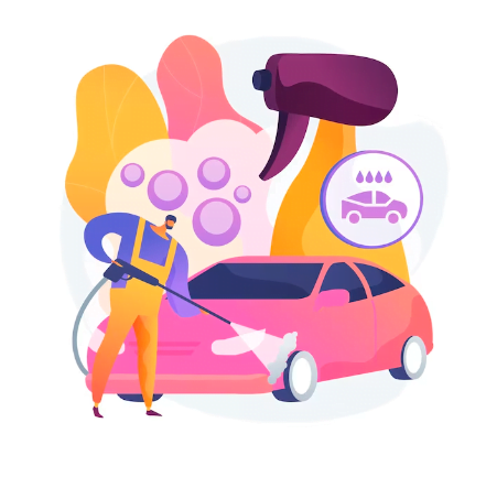 car wash vector